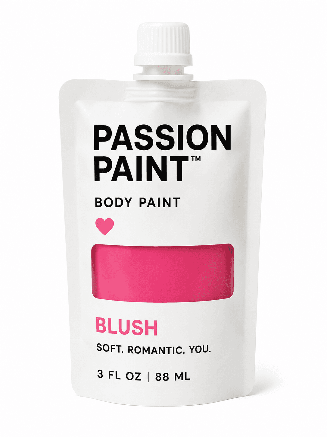Passion Paint kit in Blush — soft rose body-safe paint.