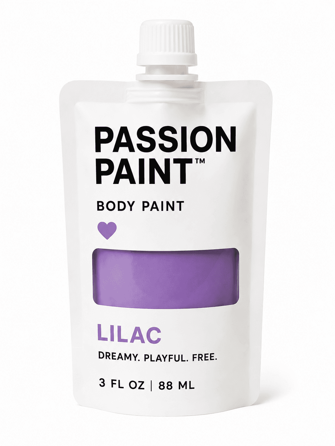 Passion Paint kit in Lilac — soft purple body-safe paint.